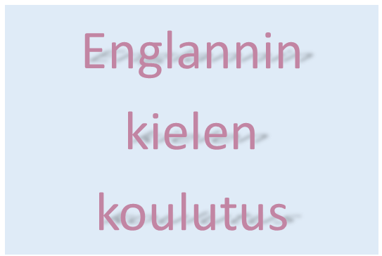 Englannin kielin koulutus