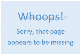 Whoops Page Missing!